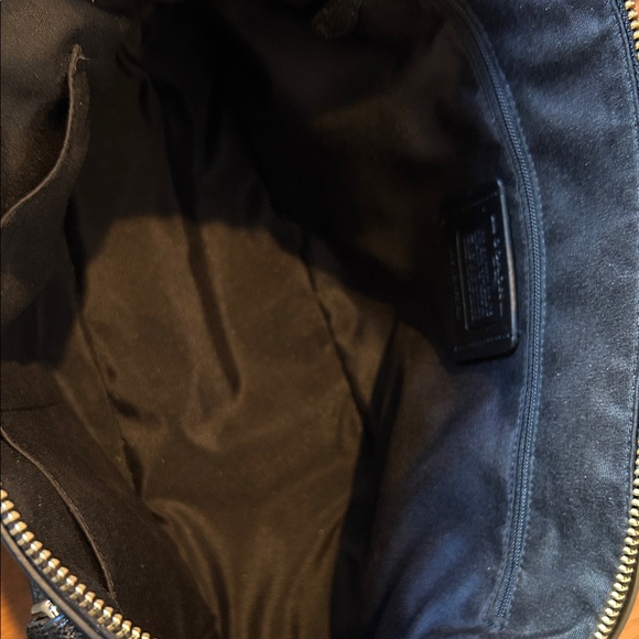 Coach F57524 Black Leather Satchel Bag - Picture 6 of 17